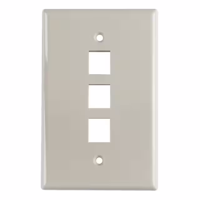 FPMTRIPLE-FW HellermannTyton  Keystone Faceplates Frames